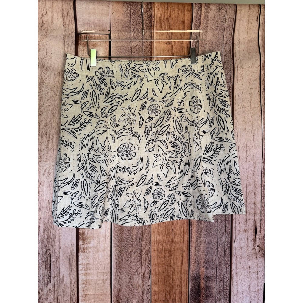 Rip Skirt Wrap Skort Floral Coastal Vacation Travel Adjustable Versatile Size XL